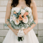 Bride and bouquet inspiration with a touch of wedding elegance.
