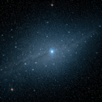 A cosmic dance of celestial bodies in the expansive universe.
