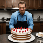 A cake decorated with smooth and colorful fondant.