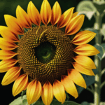 A field of sunflowers basking in the sunlight, with a focus on one bloom.