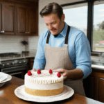 Delicate icing flowers crafted by a skilled decorator.