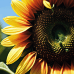 Intricate patterns of a sunflower's petals captured in a stunning close-up.