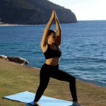 A journey of yoga by the sea, embracing peace and well-being.